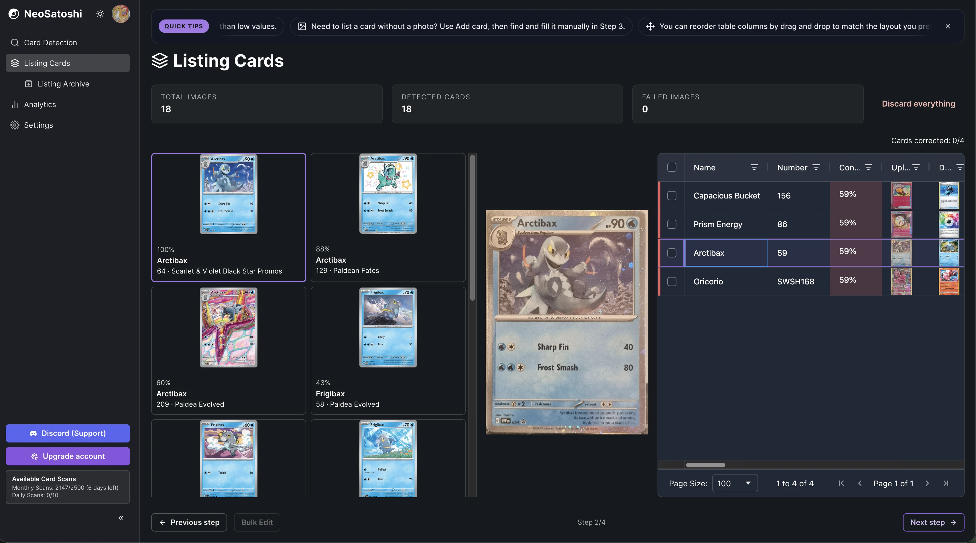 Correct edge cases quickly