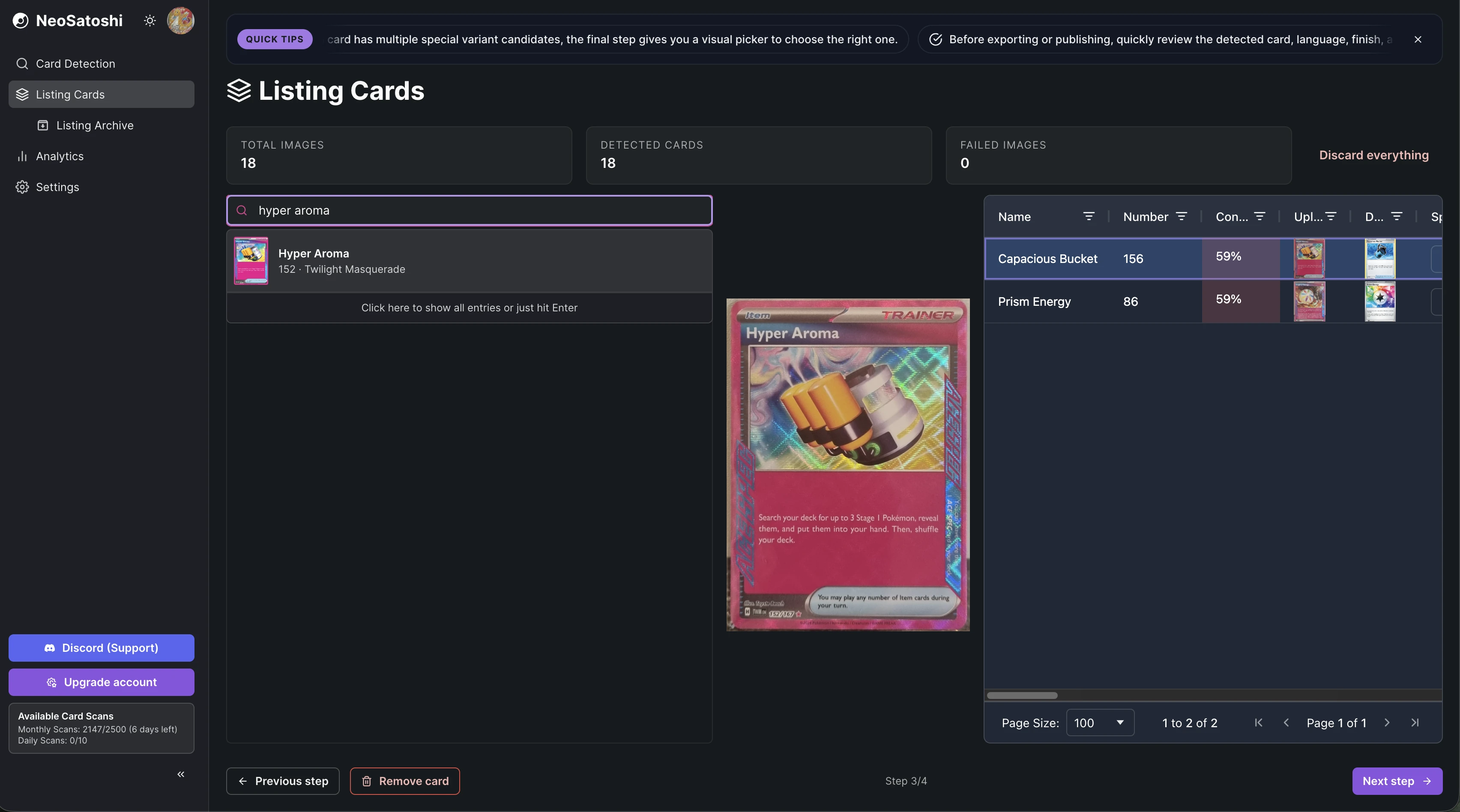 Search and correct with one click